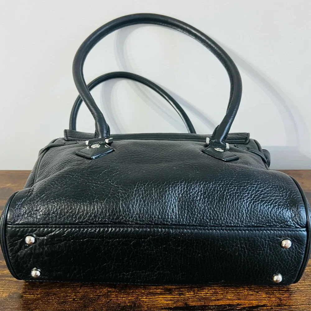 Vintage Brooks Brothers Black Leather Handbag – Like New